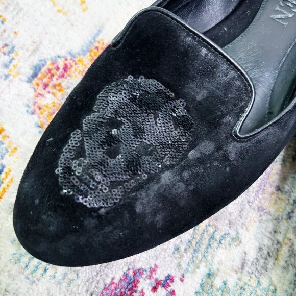 Alexander McQueen Skull Suede Loafers - Picture 11 of 11